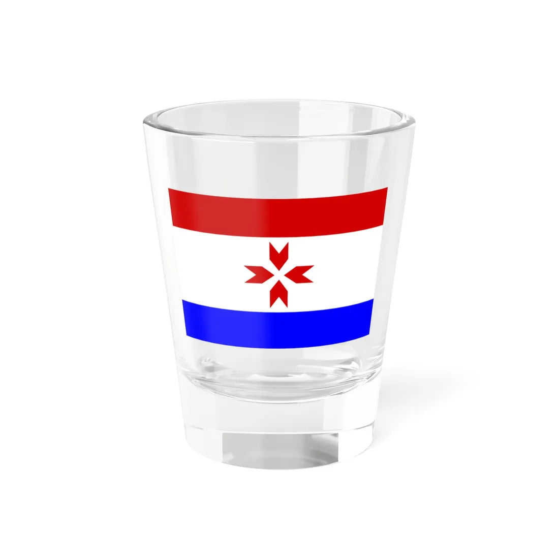 Flag of Mordovia alternative (Russia) Shot Glass 1.5oz 1.5oz - Go Mug Yourself