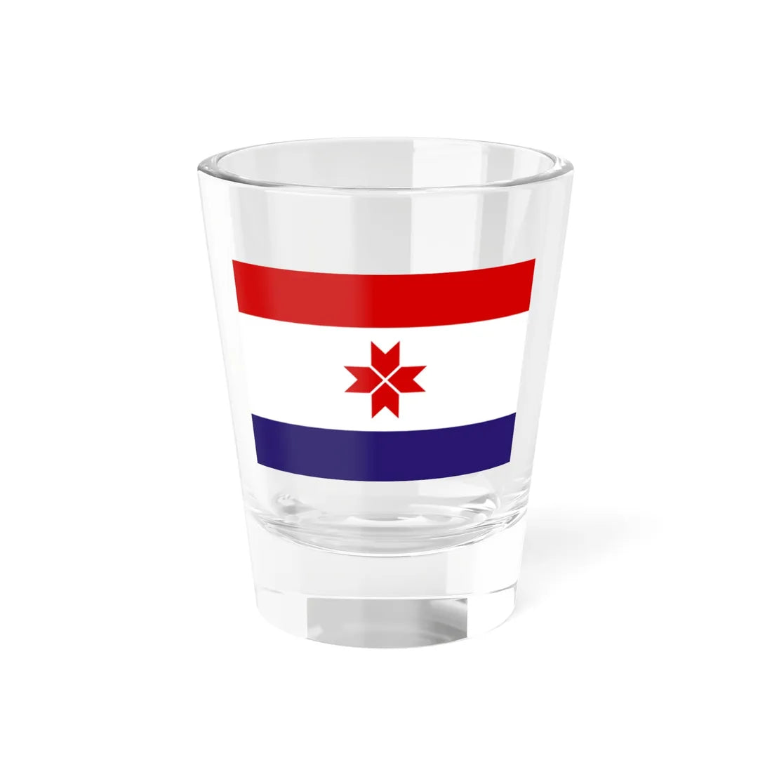 Flag of Mordovia (Russia) Shot Glass 1.5oz 1.5oz - Go Mug Yourself