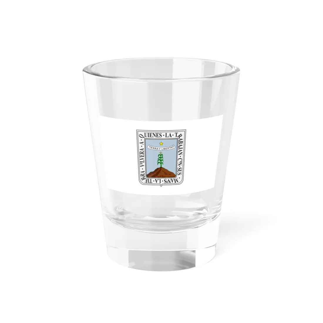Flag of Morelos (Mexico) Shot Glass 1.5oz 1.5oz - Go Mug Yourself