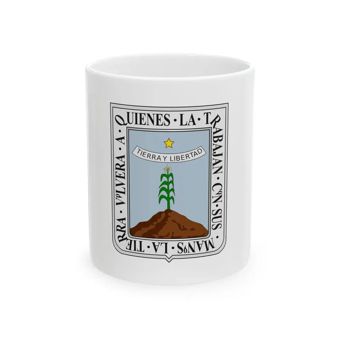 Flag of Morelos (Mexico) White Coffee Mug 11oz - Go Mug Yourself