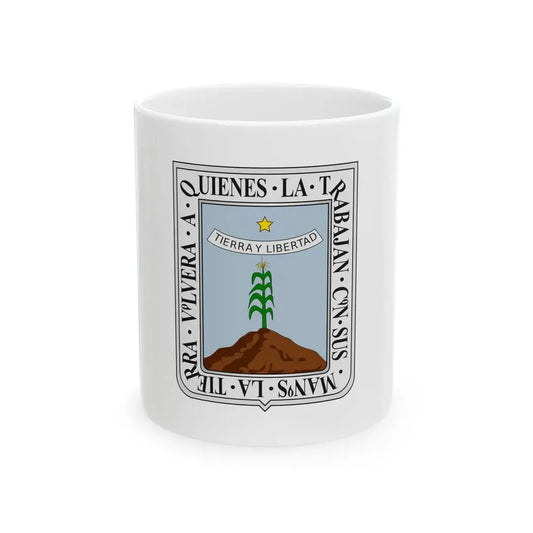 Flag of Morelos (Mexico) White Coffee Mug 11oz - Go Mug Yourself