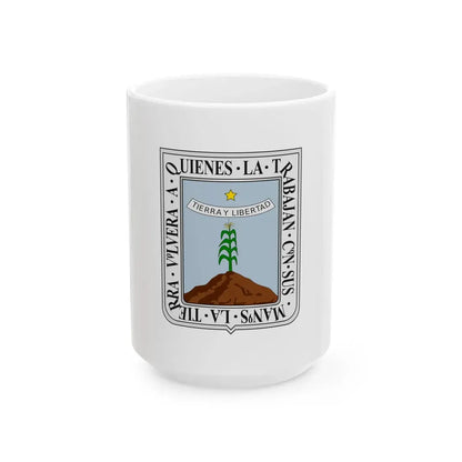 Flag of Morelos (Mexico) White Coffee Mug 15oz - Go Mug Yourself