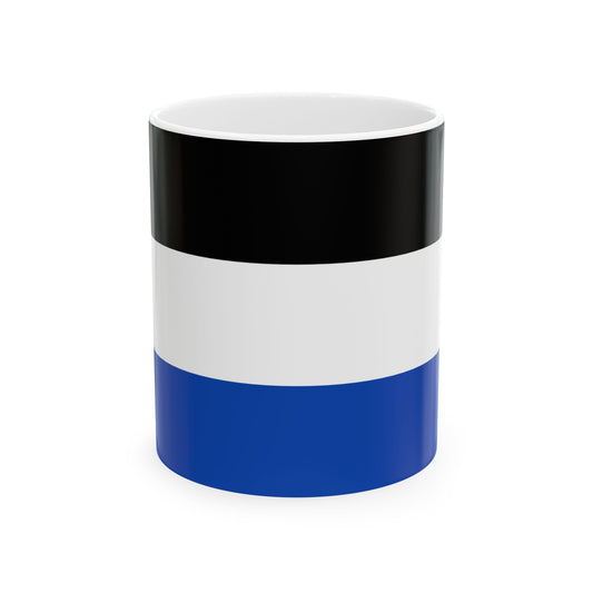 Flag of Moresnet (Belgium) White Coffee Mug-11oz-Go Mug Yourself