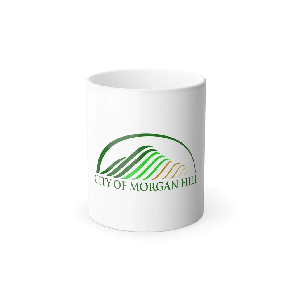 Flag of Morgan Hill, California - Color Changing Coffee Mug-11oz-Go Mug Yourself