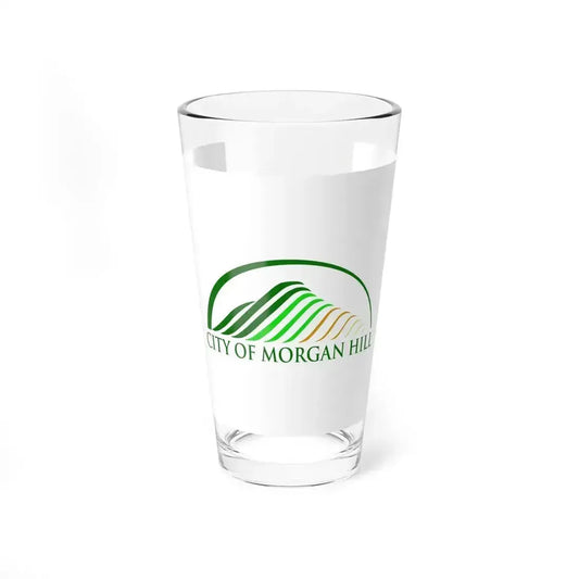Flag of Morgan Hill, California - Pint Glass 16oz 16oz - Go Mug Yourself