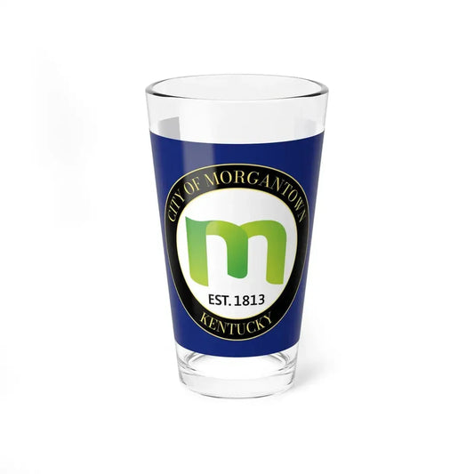 Flag of Morgantown Kentucky (United States) Pint Glass 16oz 16oz - Go Mug Yourself