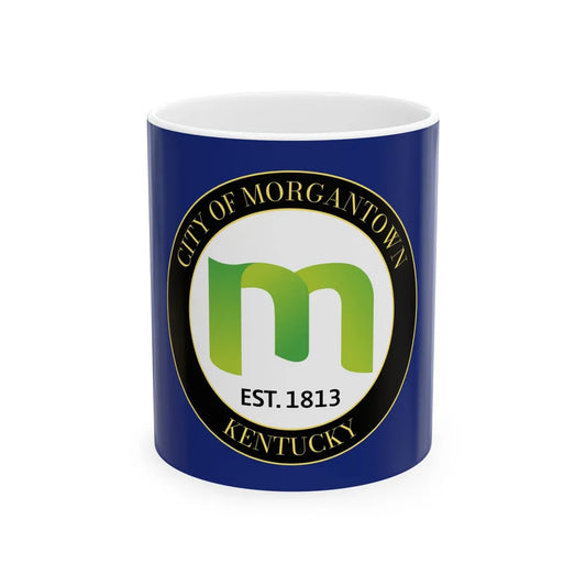 Flag of Morgantown Kentucky (United States) White Coffee Mug 11oz - Go Mug Yourself