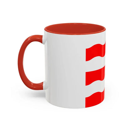 Flag of Morges Switzerland - Accent Coffee Mug - Go Mug Yourself