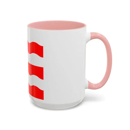 Flag of Morges Switzerland - Accent Coffee Mug - Go Mug Yourself