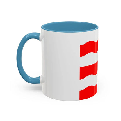 Flag of Morges Switzerland - Accent Coffee Mug - Go Mug Yourself