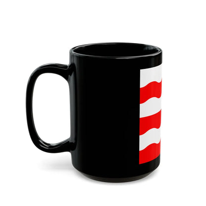 Flag of Morges Switzerland - Black Coffee Mug-Go Mug Yourself