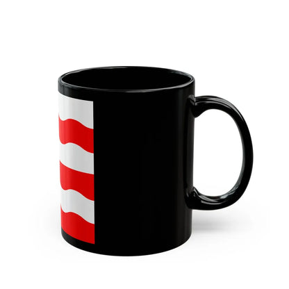 Flag of Morges Switzerland - Black Coffee Mug-Go Mug Yourself