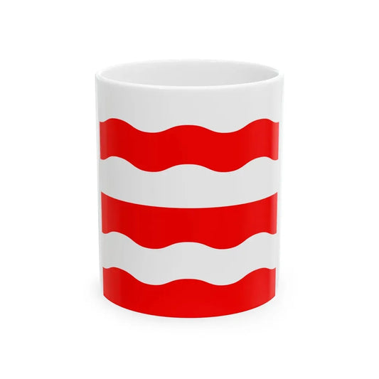 Flag of Morges Switzerland - White Coffee Mug 11oz - Go Mug Yourself