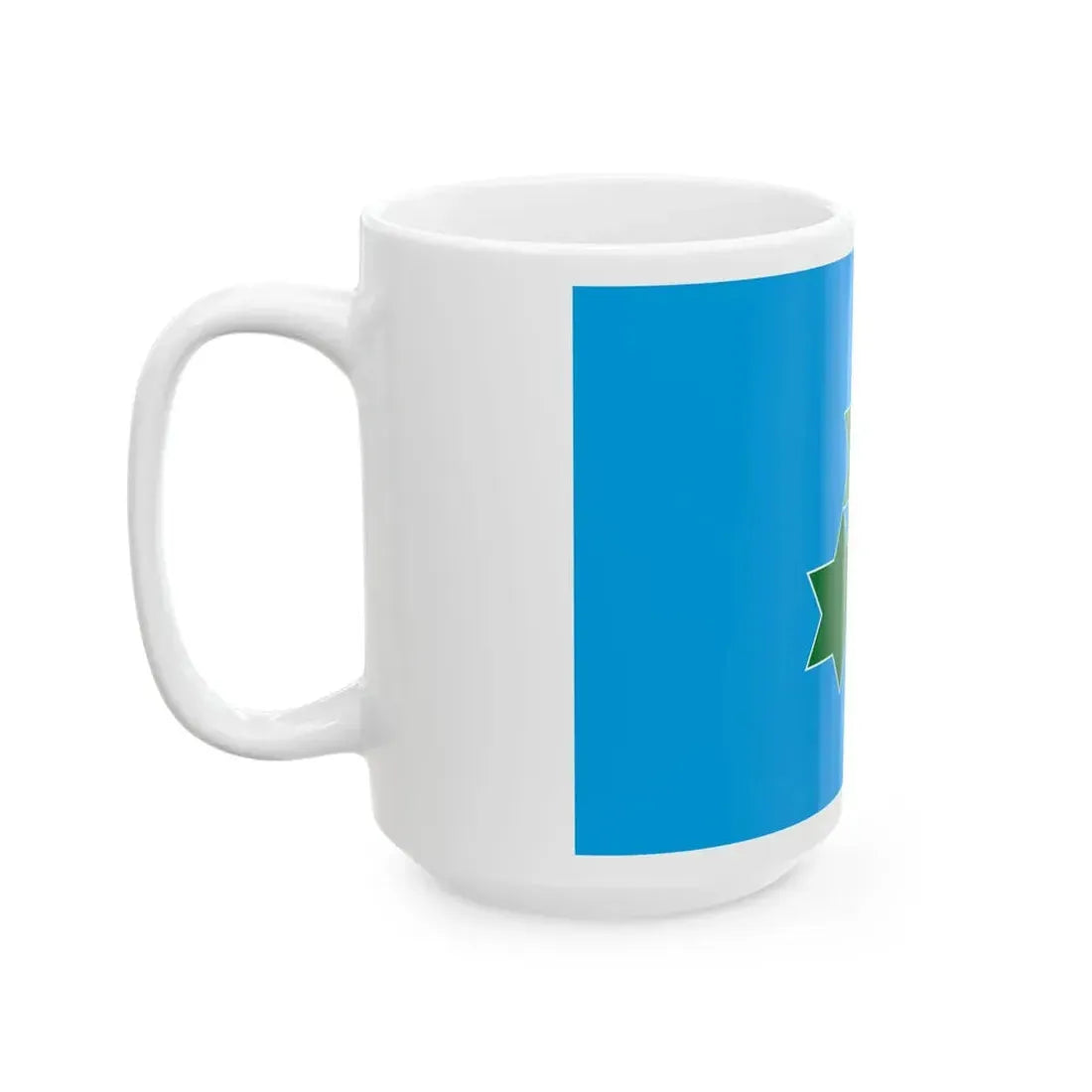 Flag of Mori Hokkaido 1966-2005 (Japan) White Coffee Mug - Go Mug Yourself