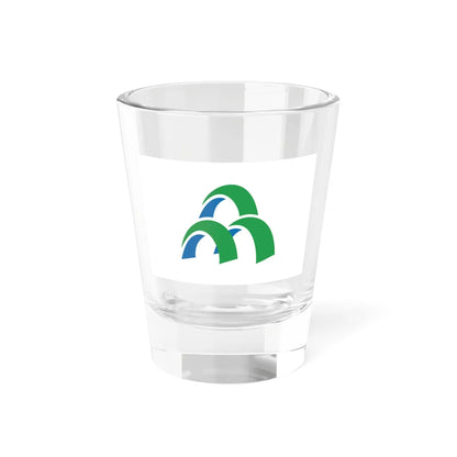 Flag of Mori Hokkaido (Japan) Shot Glass 1.5oz 1.5oz - Go Mug Yourself