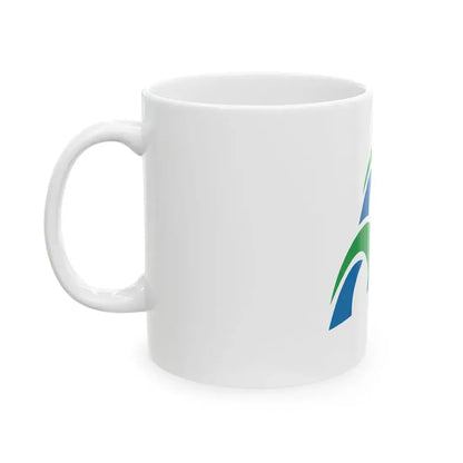 Flag of Mori Hokkaido (Japan) White Coffee Mug - Go Mug Yourself