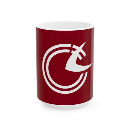 Flag of Mori Shizuoka (Japan) White Coffee Mug 15oz - Go Mug Yourself