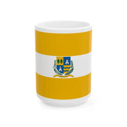 Flag of Moricgat variant (Hungary) White Coffee Mug 15oz - Go Mug Yourself