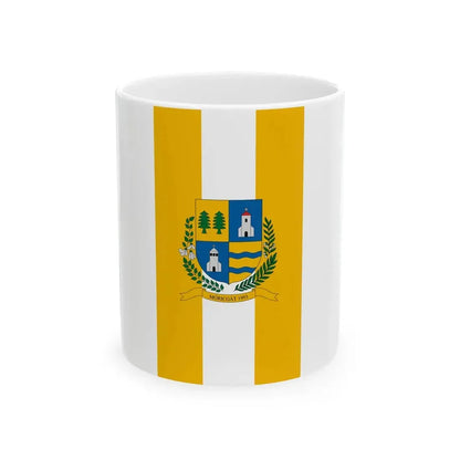 Flag of Moricgat vertical (Hungary) White Coffee Mug 11oz - Go Mug Yourself