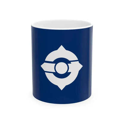 Flag of Moriguchi Osaka (Japan) White Coffee Mug 11oz - Go Mug Yourself