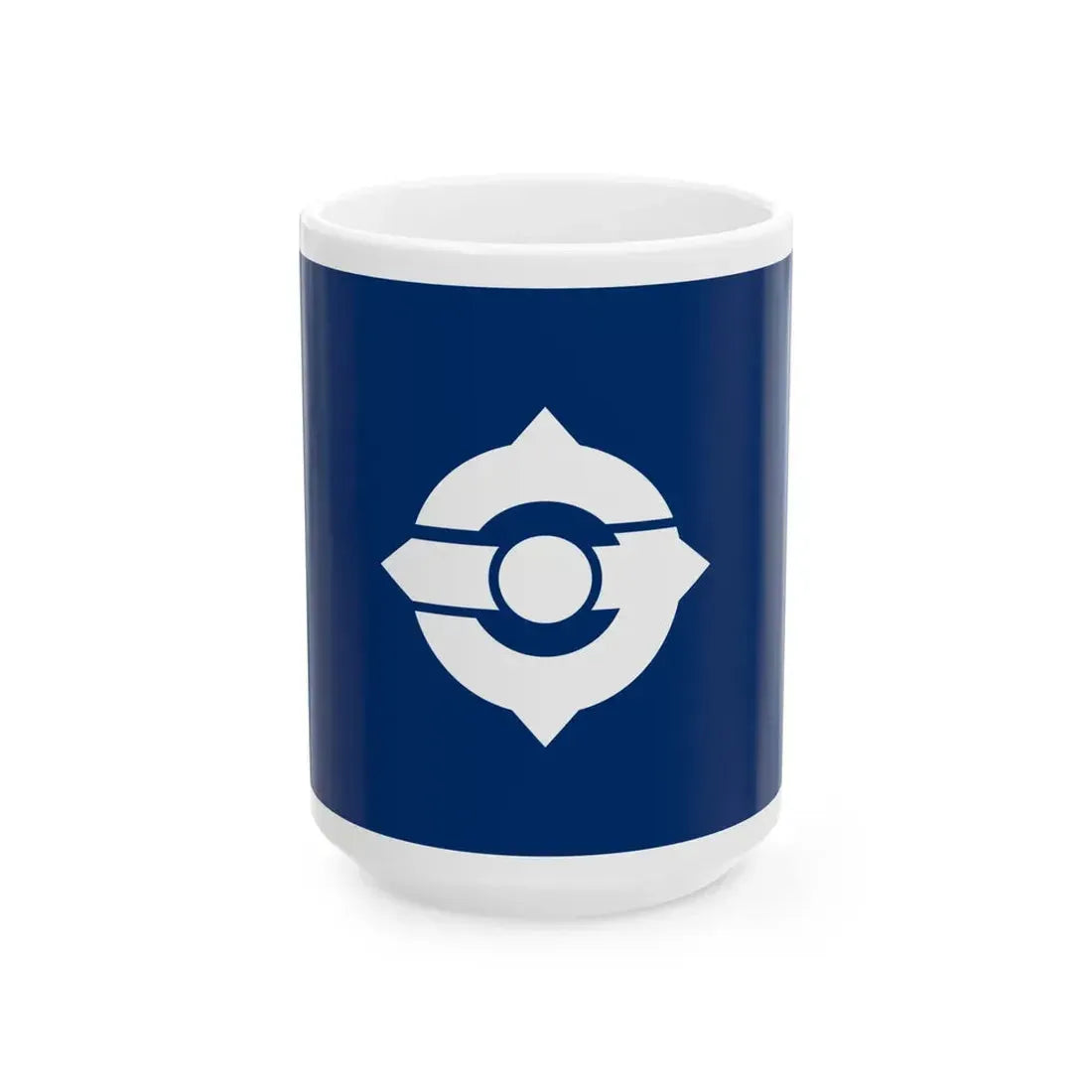 Flag of Moriguchi Osaka (Japan) White Coffee Mug 15oz - Go Mug Yourself