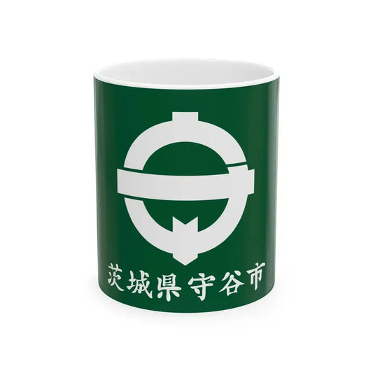 Flag of Moriya Ibaraki (Japan) White Coffee Mug 11oz - Go Mug Yourself