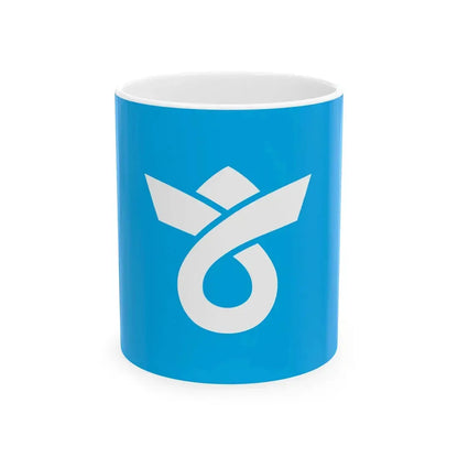 Flag of Moriyama Shiga (Japan) White Coffee Mug 11oz - Go Mug Yourself