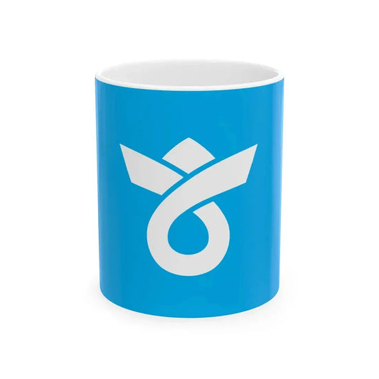 Flag of Moriyama Shiga (Japan) White Coffee Mug 11oz - Go Mug Yourself