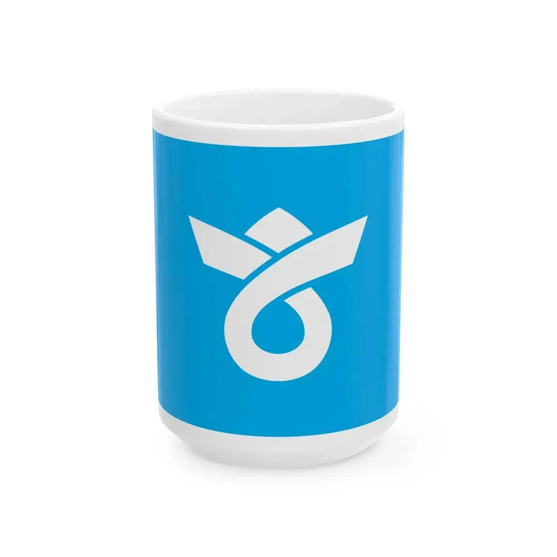 Flag of Moriyama Shiga (Japan) White Coffee Mug 15oz - Go Mug Yourself