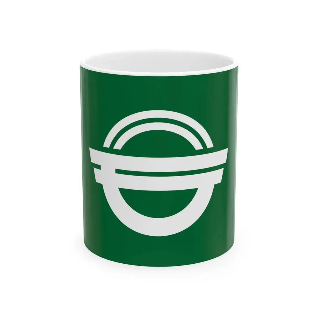 Flag of Moriyoshi Akita 1960-2005 (Japan) White Coffee Mug 11oz - Go Mug Yourself