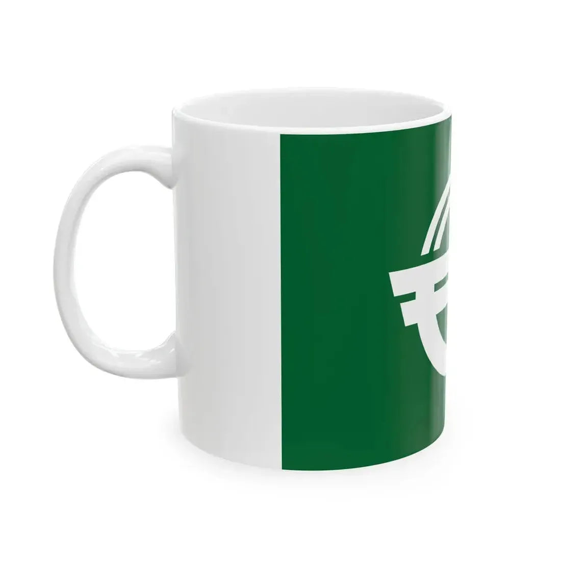 Flag of Moriyoshi Akita 1960-2005 (Japan) White Coffee Mug - Go Mug Yourself