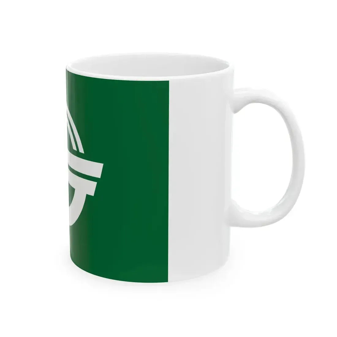 Flag of Moriyoshi Akita 1960-2005 (Japan) White Coffee Mug - Go Mug Yourself