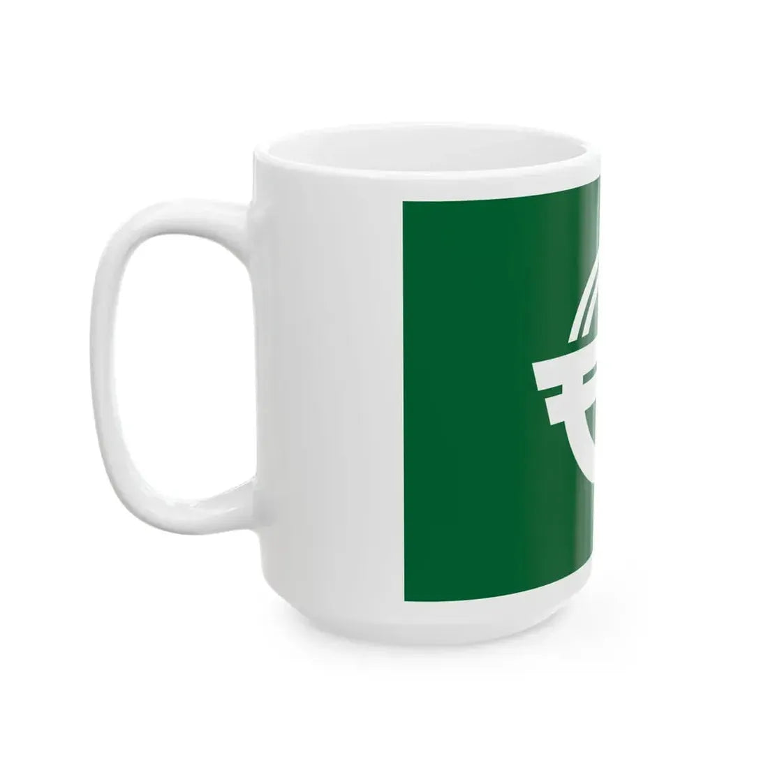 Flag of Moriyoshi Akita 1960-2005 (Japan) White Coffee Mug - Go Mug Yourself