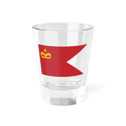 Flag of Moroccan Naval Group Commander Captain (Morocco) Shot Glass 1.5oz 1.5oz - Go Mug Yourself