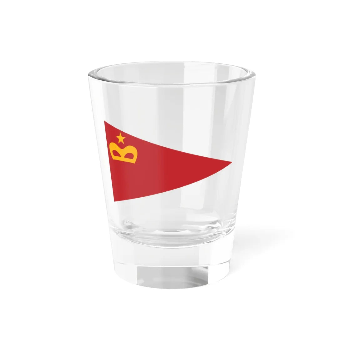 Flag of Moroccan Naval Group Commander not Captain (Morocco) Shot Glass 1.5oz 1.5oz - Go Mug Yourself