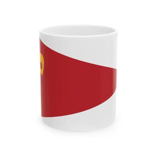 Flag of Moroccan Naval Group Commander not Captain (Morocco) White Coffee Mug 11oz - Go Mug Yourself