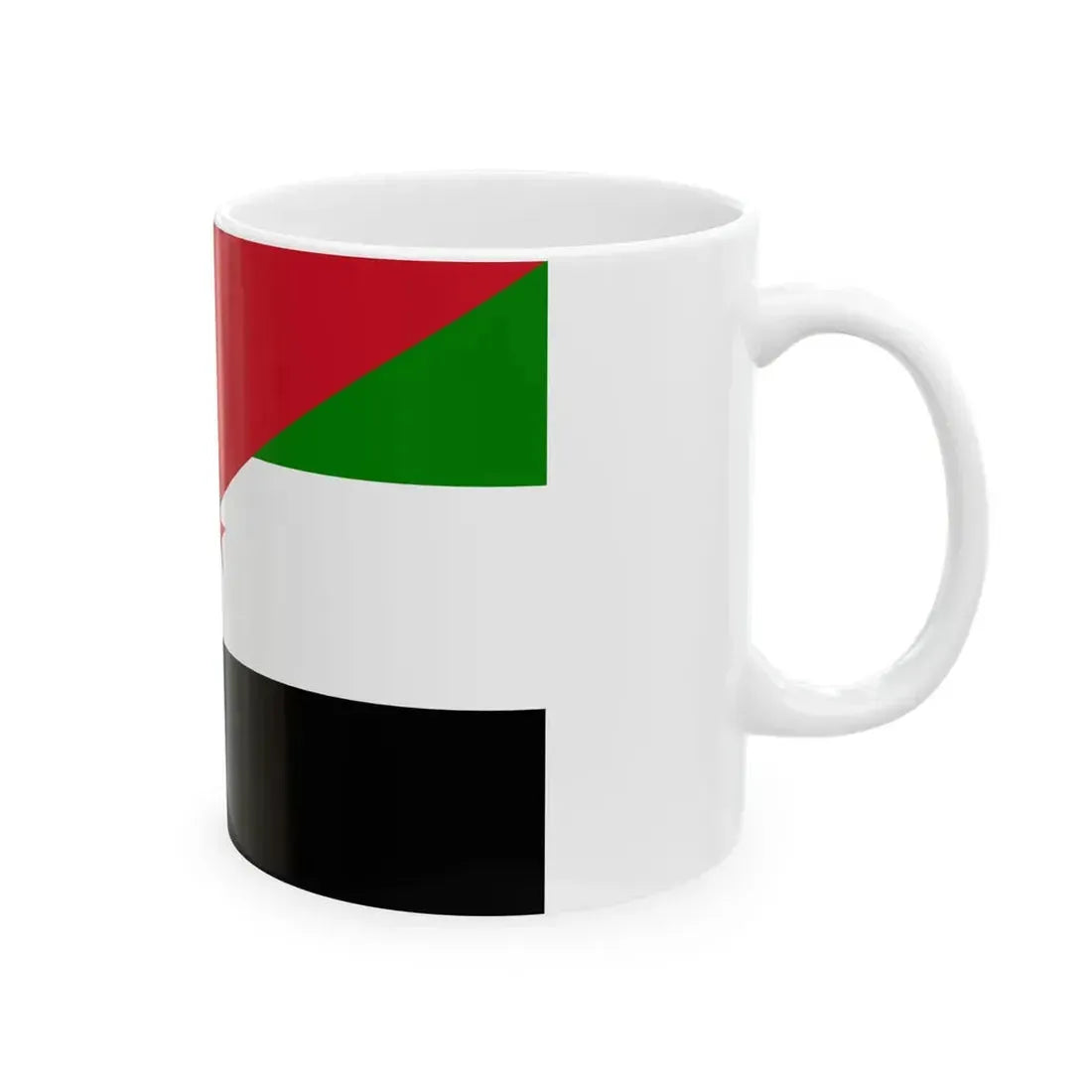 Flag of Morocco and Western Sahara (Morocco) White Coffee Mug - Go Mug Yourself