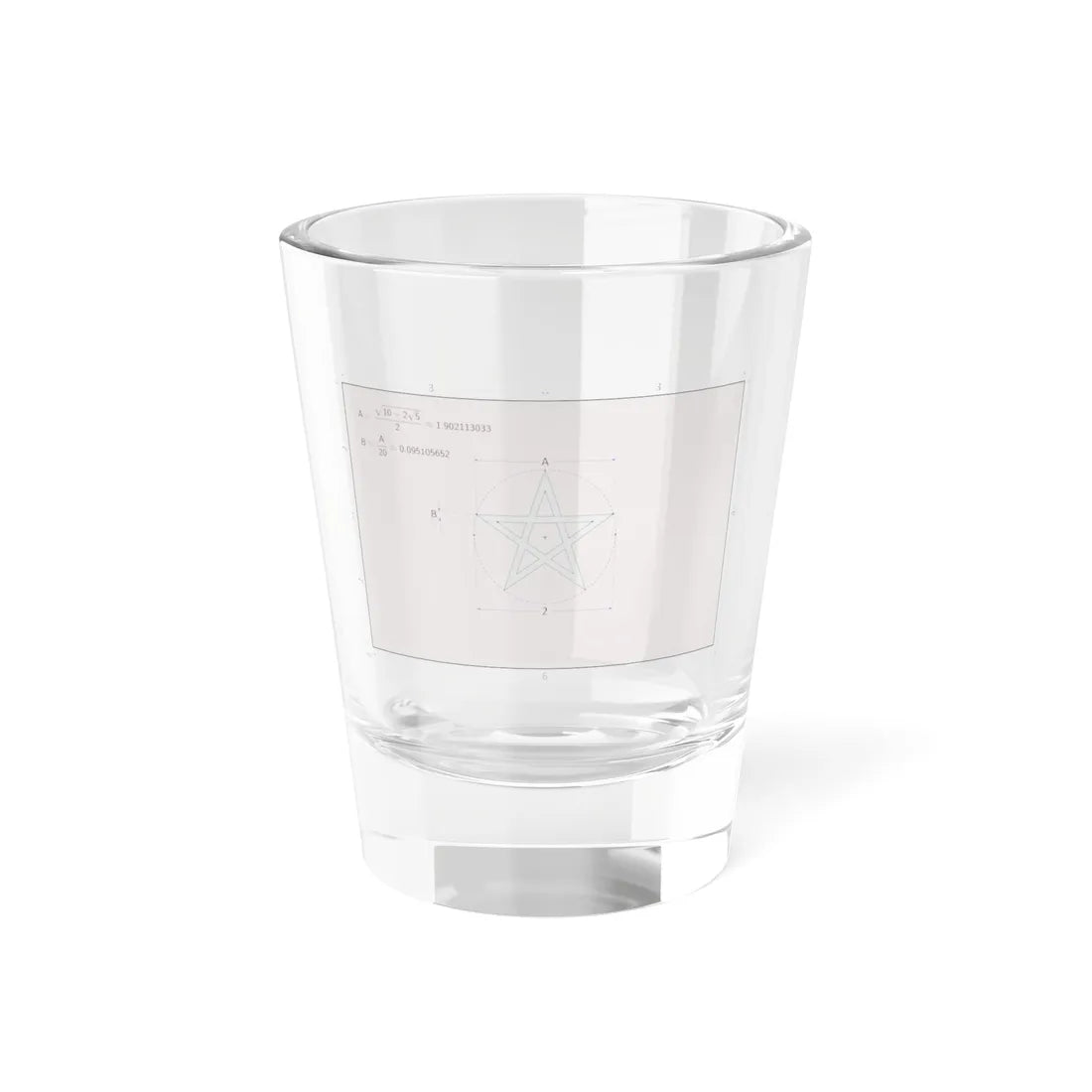 Flag of Morocco construction sheet (Morocco) Shot Glass 1.5oz 1.5oz - Go Mug Yourself