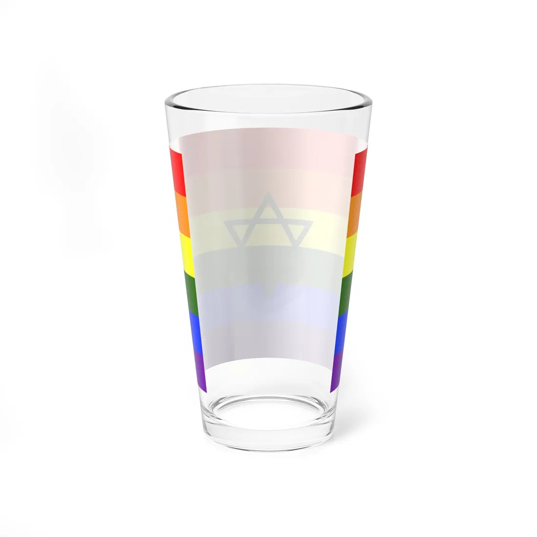 Flag of Morocco LGBT hexagram (Morocco) Pint Glass 16oz - Go Mug Yourself