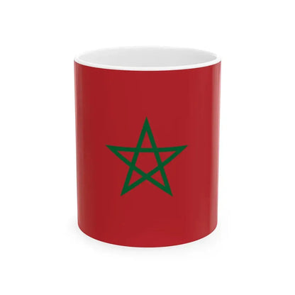 Flag of Morocco (Morocco) White Coffee Mug 11oz - Go Mug Yourself