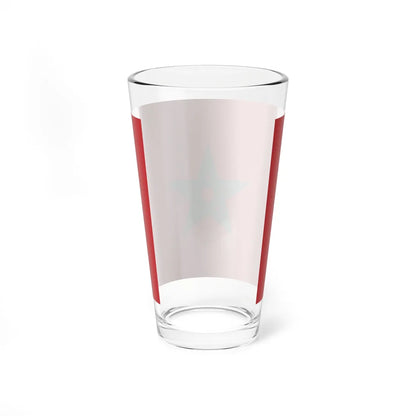 Flag of Morocco solid (Morocco) Pint Glass 16oz - Go Mug Yourself