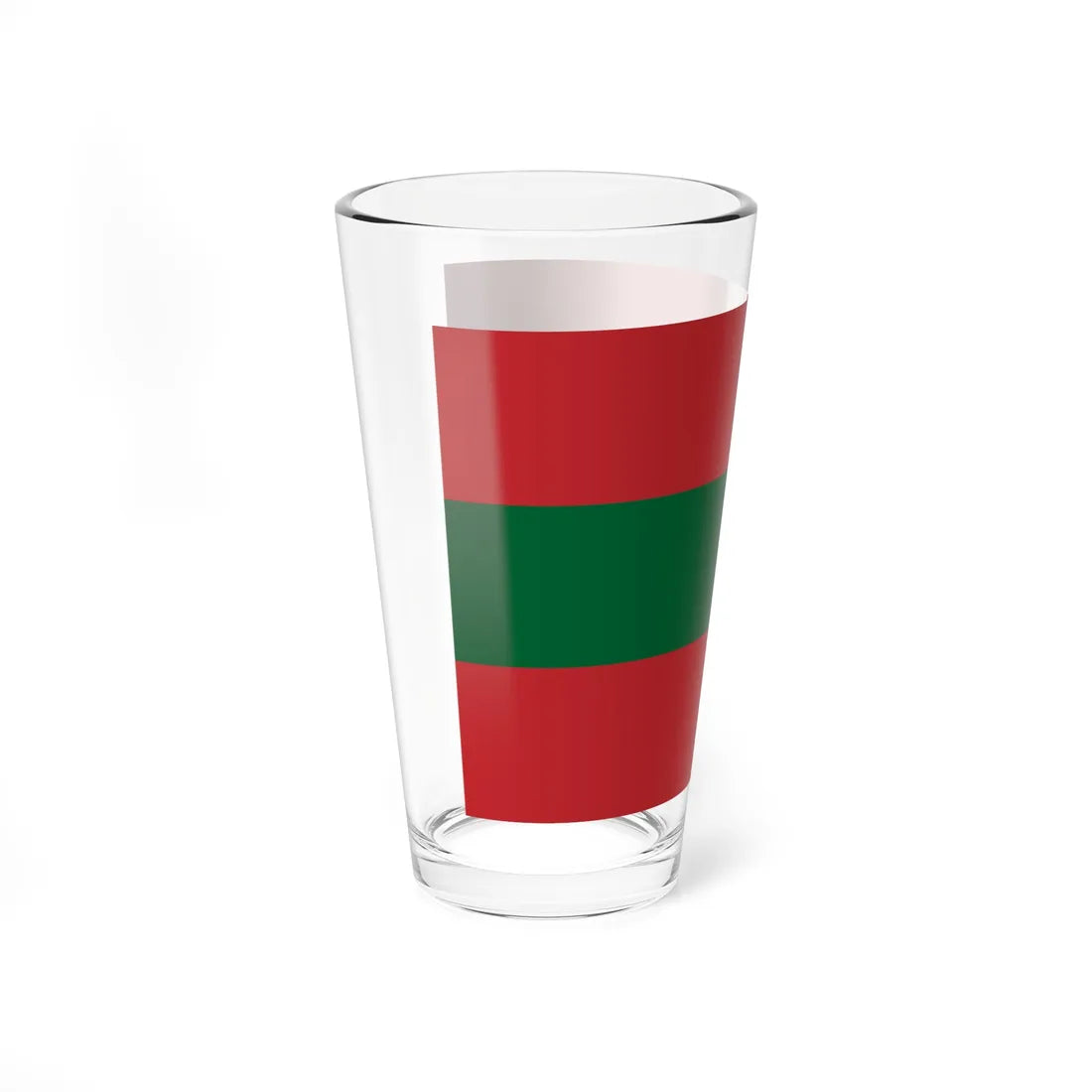 Flag of Morocco tricolor (Morocco) Pint Glass 16oz - Go Mug Yourself