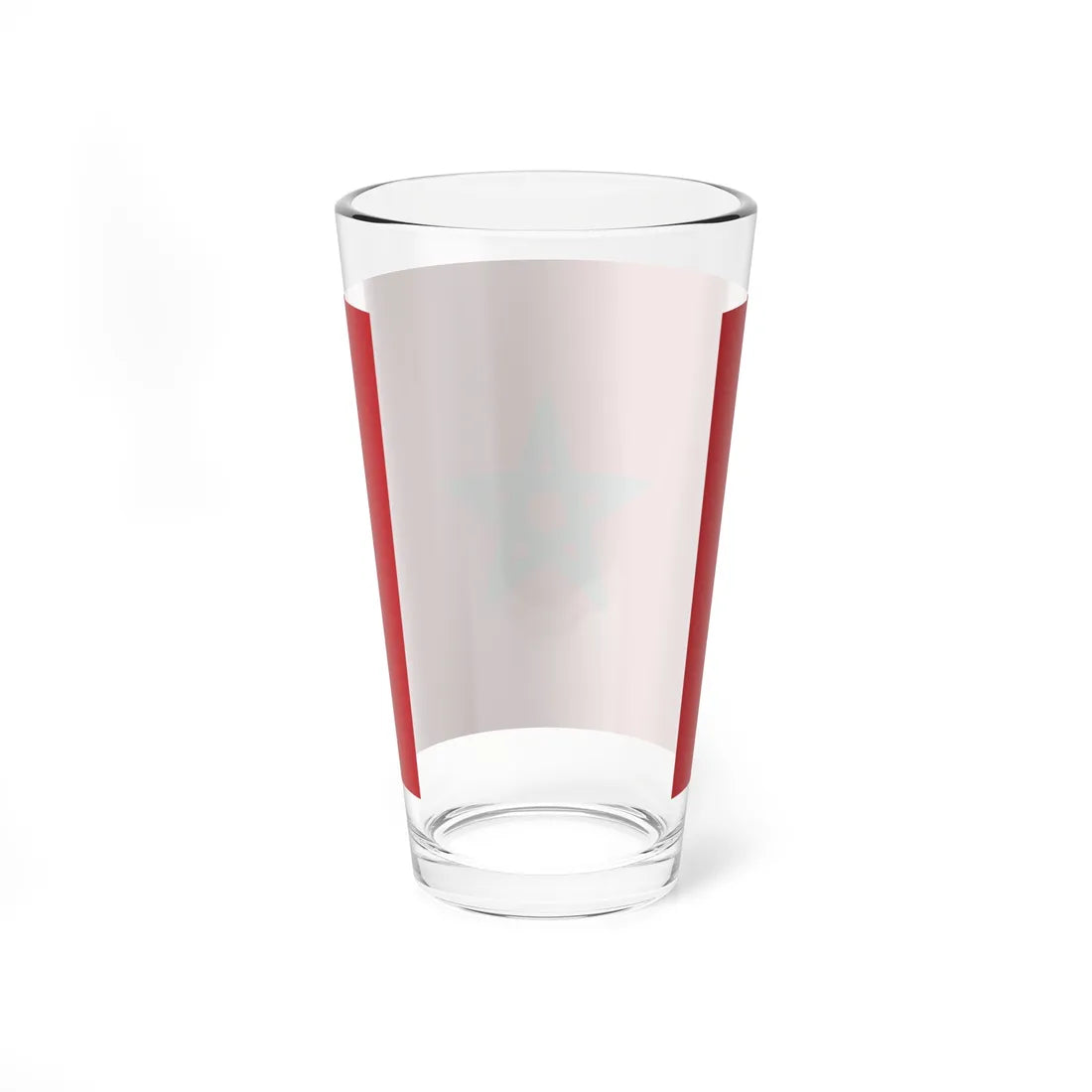 Flag of Morocco unbordered (Morocco) Pint Glass 16oz - Go Mug Yourself