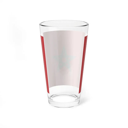 Flag of Morocco unbordered (Morocco) Pint Glass 16oz - Go Mug Yourself