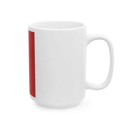 Flag of Morocco vertical (Morocco) White Coffee Mug - Go Mug Yourself
