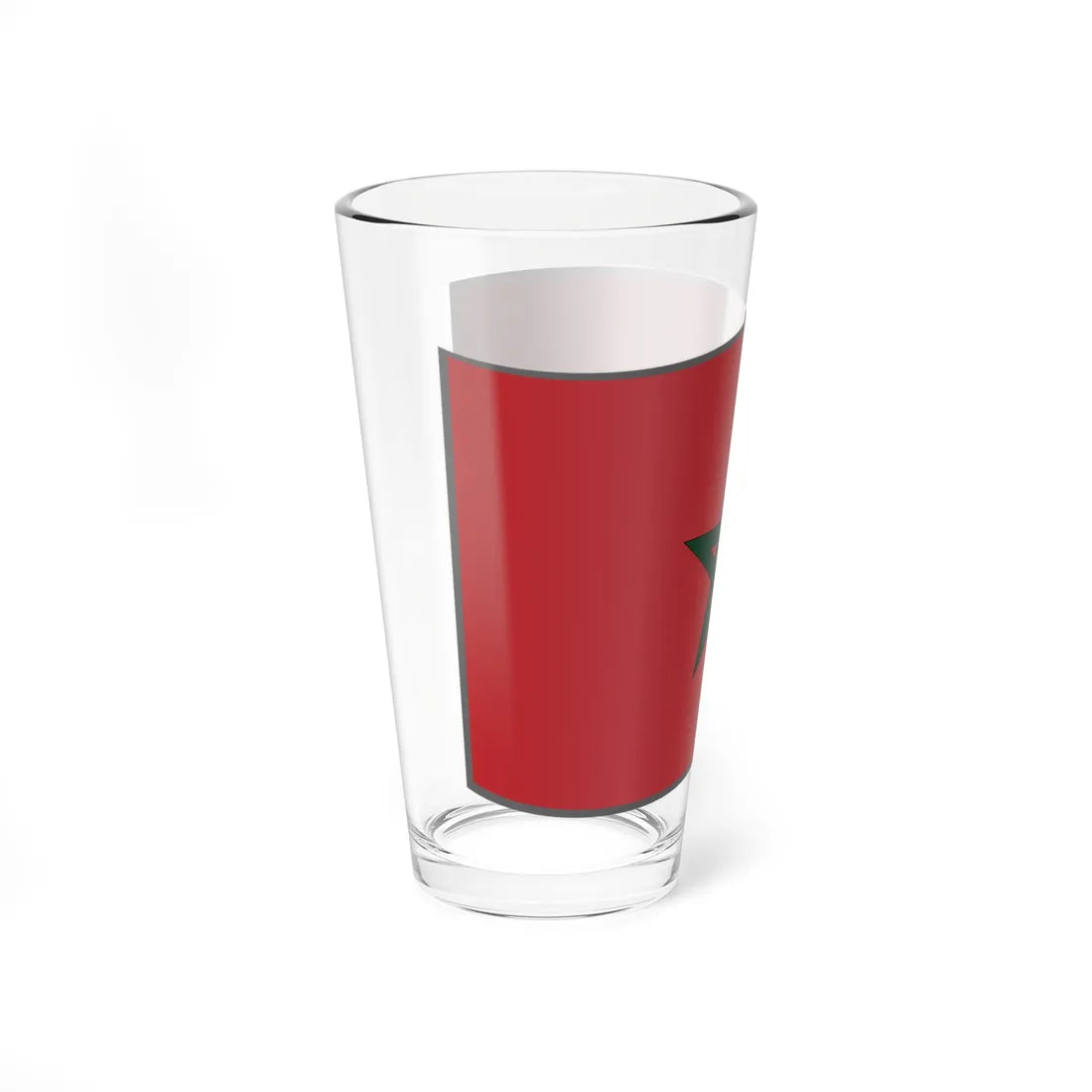 Flag of Morocco waving (Morocco) Pint Glass 16oz - Go Mug Yourself