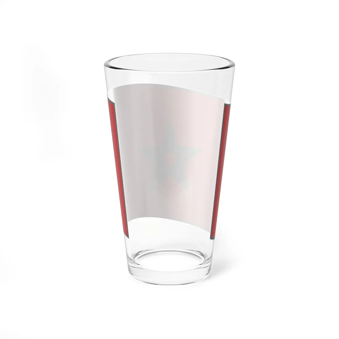 Flag of Morocco waving (Morocco) Pint Glass 16oz - Go Mug Yourself