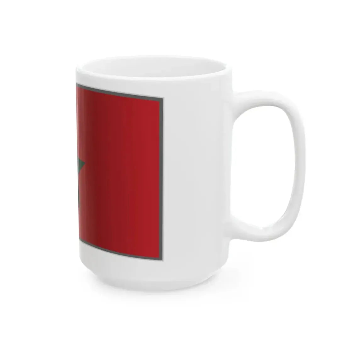 Flag of Morocco waving (Morocco) White Coffee Mug - Go Mug Yourself
