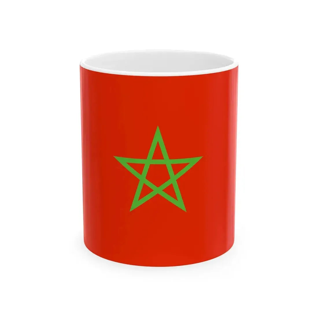 Flag of Morocco WFB 2000 (Morocco) White Coffee Mug 11oz - Go Mug Yourself