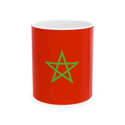 Flag of Morocco WFB 2000 (Morocco) White Coffee Mug 11oz - Go Mug Yourself